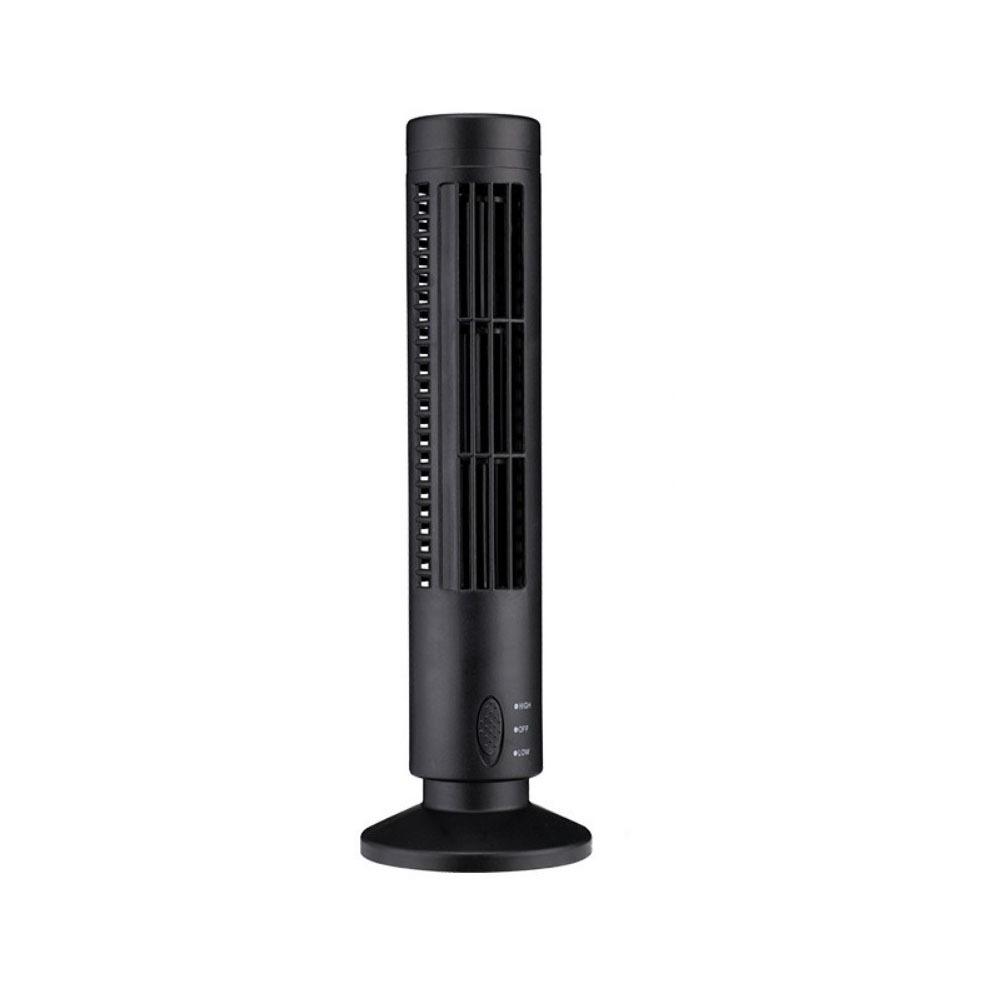 

Low Noise USB Tower Fan 2 Gear Speed Vertical Conditioner Mobile Air Conditioning Summer Season чёрный