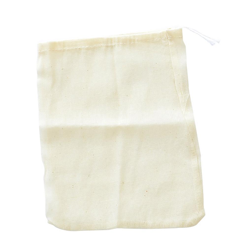 Tea Filter Bag Drawstring Multifunctional Adjustable Cotton Chinese Medicine Bag