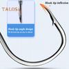 10Pcs Live Shrimp Fixing Hook Heavy Duty Carbon Steel Barbed Fishhook with Hole Freshwater Saltwater Fishing Hook Fishing Accessories