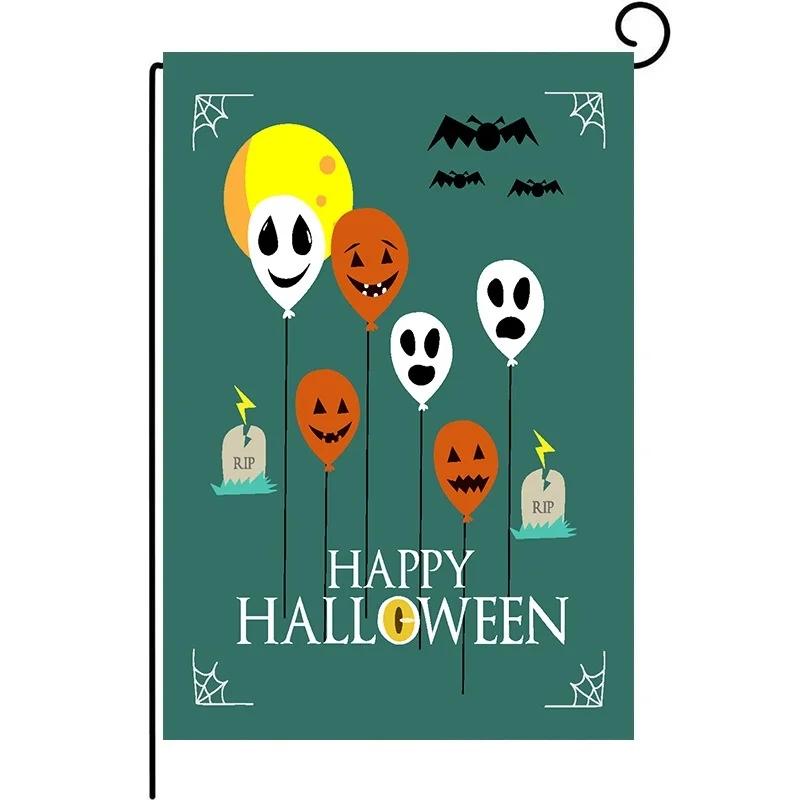 Christmas Halloween Thanksgiving Garden Flag Welcome Party Festival Home Hanging Banners Decor 47X32cm