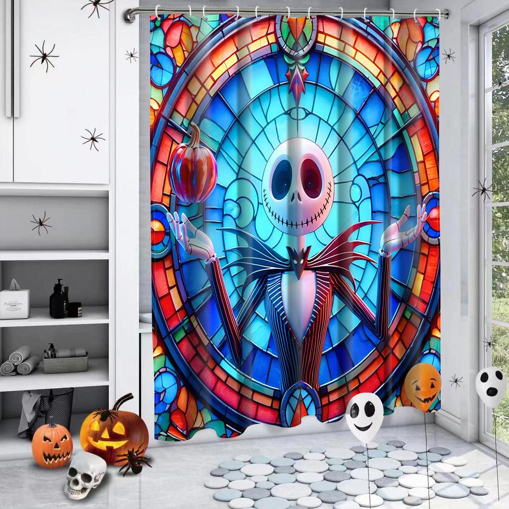 Halloween Magische Requisiten Muster Badezimmer Duschvorhang mit 12 Haken Badezimmer Dekor und Accessoires