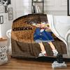 Cartoon Cartoon Detective Conan Printed Blanket, Fashionable Soft Warm Flannel Blanket, Bed Sofa Outdoor Travel Picnic Blanket