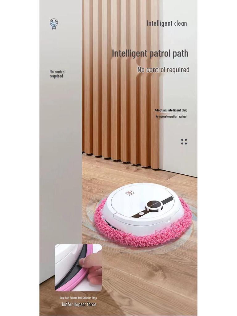 Intelligent Dual-Purpose Mopping Robot: Wet/Dry Cleaning with USB Charging