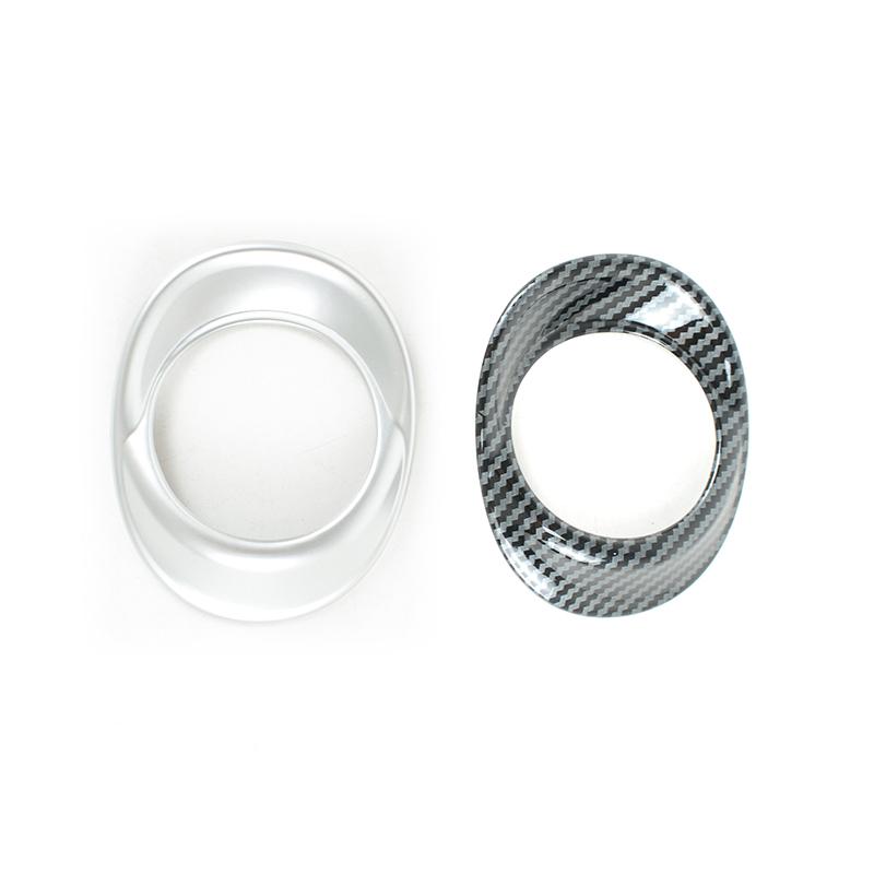 Carbon Fiber Color Car Headlight Switch Button Frame Head Lamp Trim For Mercedes Benz C Class W206 -23 Interior Accessories