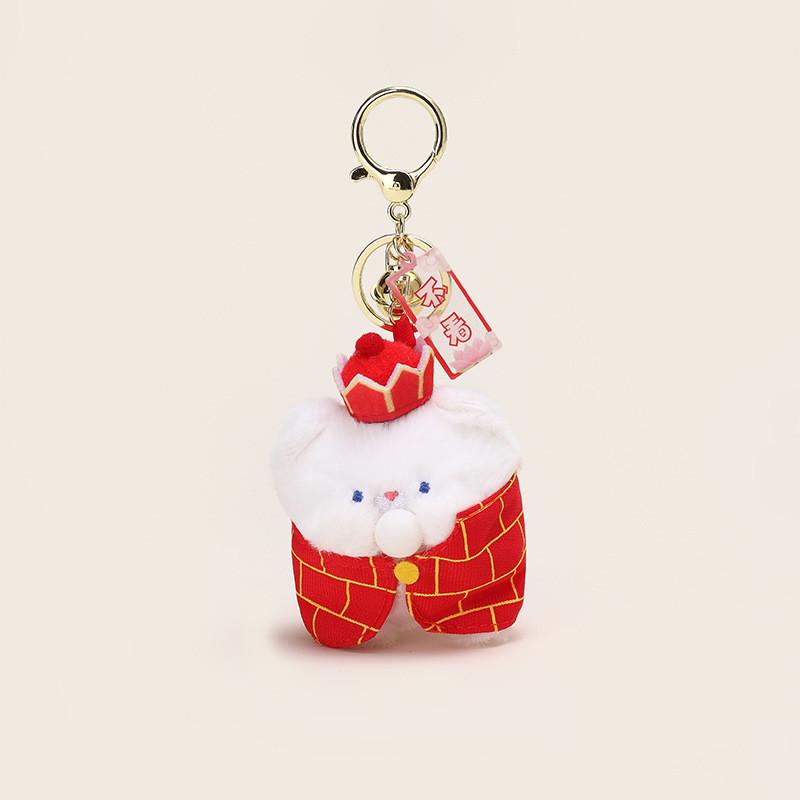 Buddha Series Cute Tang Seng And Companions Bubble Blowing Plush Gift Keychain
