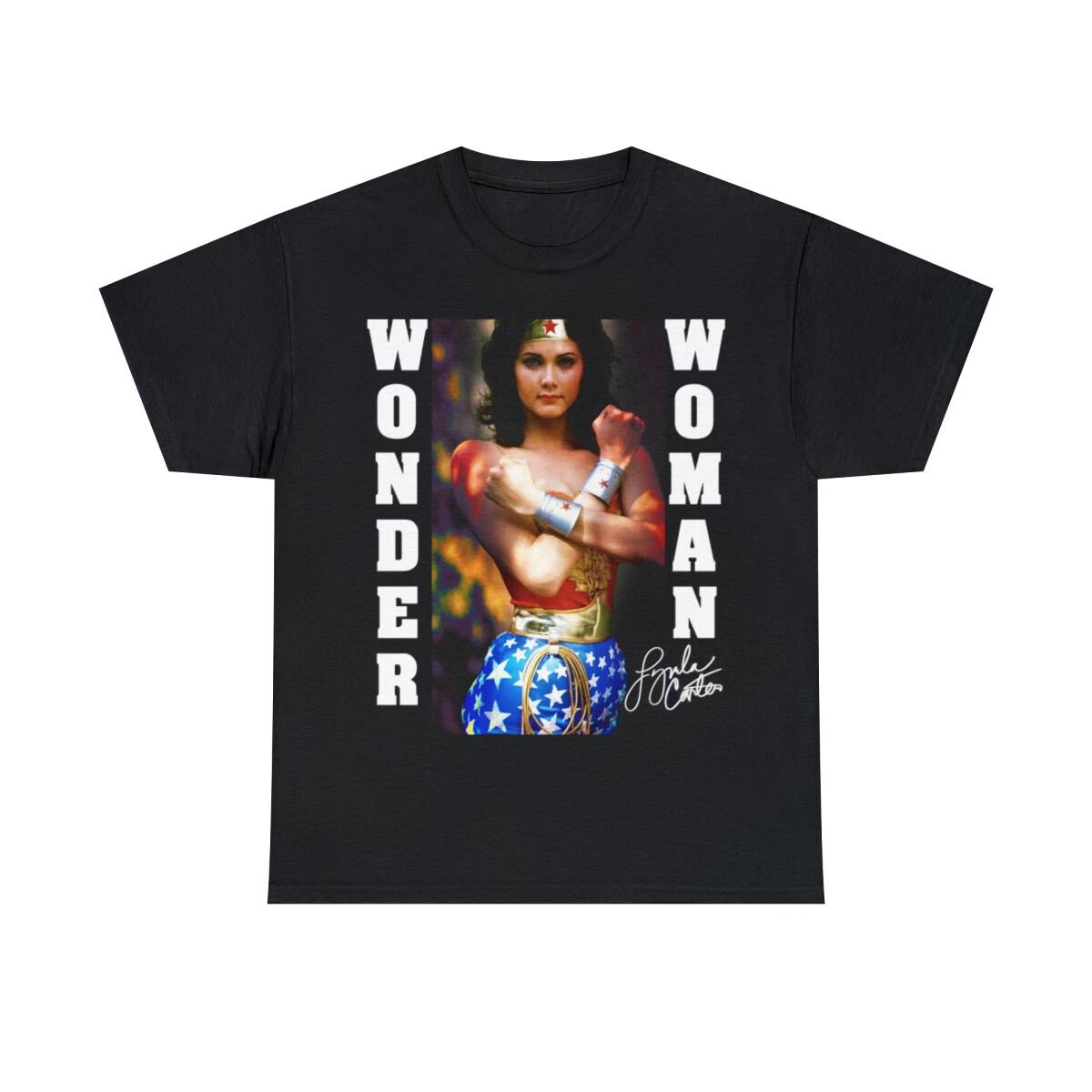 Wonder Woman Lynda Carter from the 70s tv show Unisex Heavy Cotton Tee XL