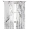 Marble Texture Modern Tulle Curtains For Living Room Bedroom Home Kitchen Window Sheer Curtains