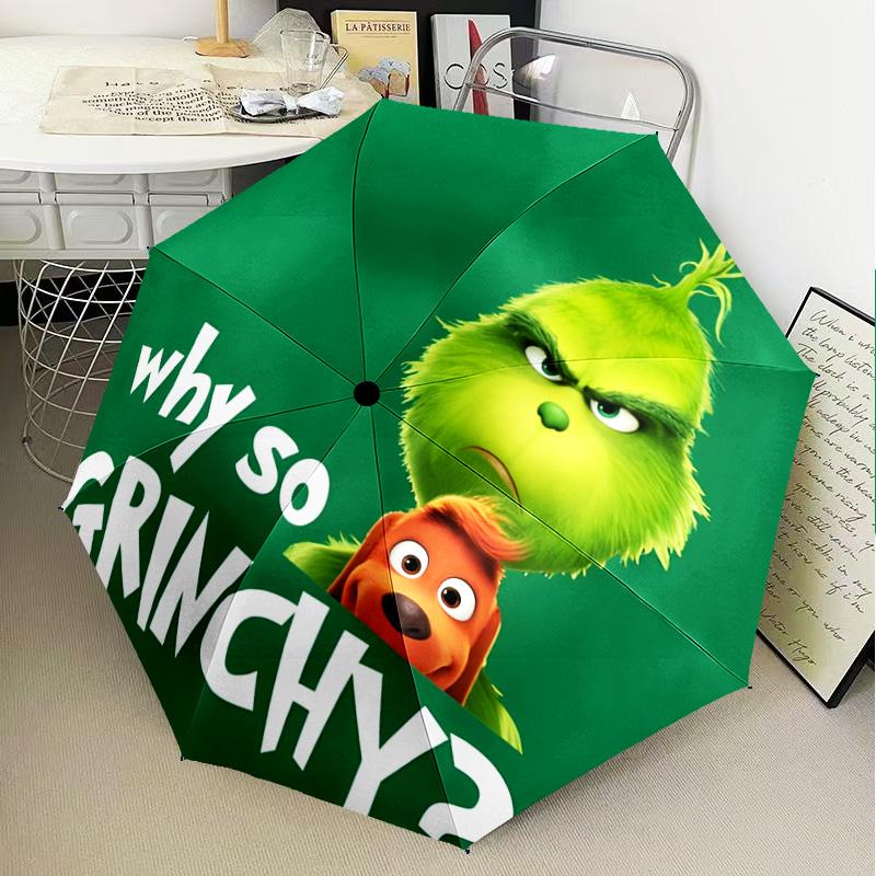 Christmas Comfort Umbrella Folding umbrella, automatic umbrella 8-Frame for Travel, camping Use Gift for Halloween Christmas