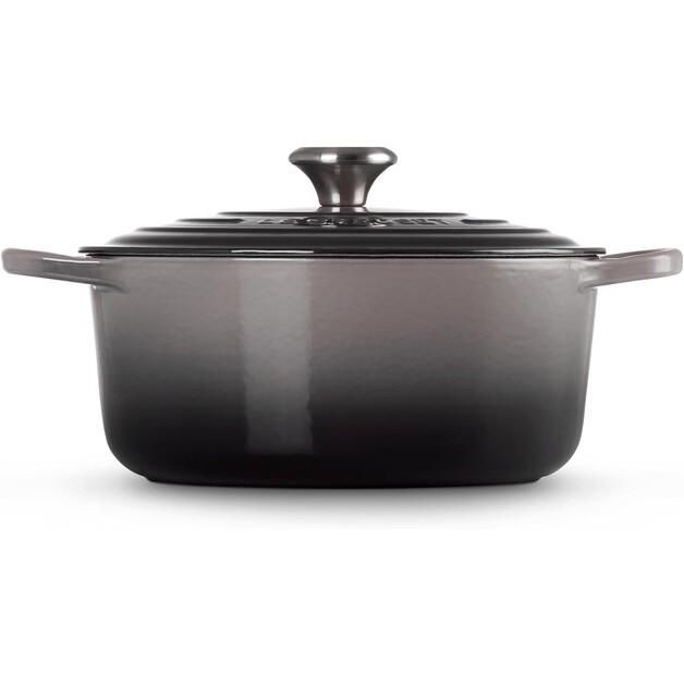 Cast Iron Roaster Le Creuset Signature Round 26 Cm Flint 5.3 L (21177264442430)