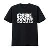 Womens Girl Scouts T Shirt Group Camping Girls Troop Black 3X Large Vintage Washed Top For Everyday Wear Designer Clothes