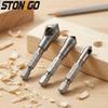 3PCS 90 Degree Countersink Bit Deburring Drill Bits Tapper Hole Cutter Hand Tools Wood Soft Metal Plastic Chamfer Bits