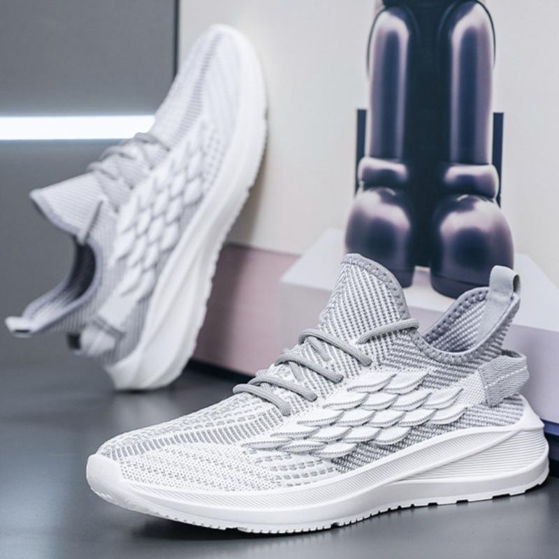 Flyweave Breathable Casual Shoes Men's Mesh Lightweight Sports Shoes Running All-match Men's Shoes