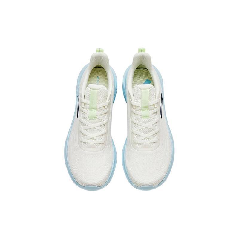Anta Shock Absorbers Slip Resistant Abrasion Resistant Low top Running Shoes Men's White Blue Sneakers 912525504F-3