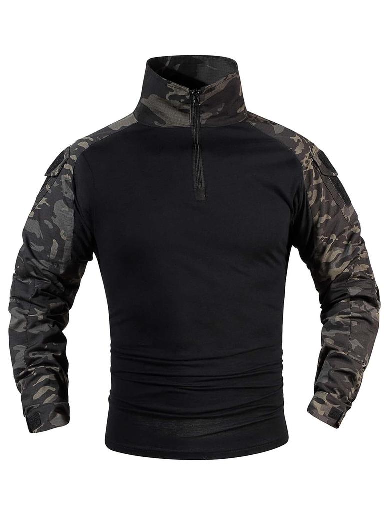 Men's Camouflage Outdoor Sports Breathable & Durable Combat T-shirt