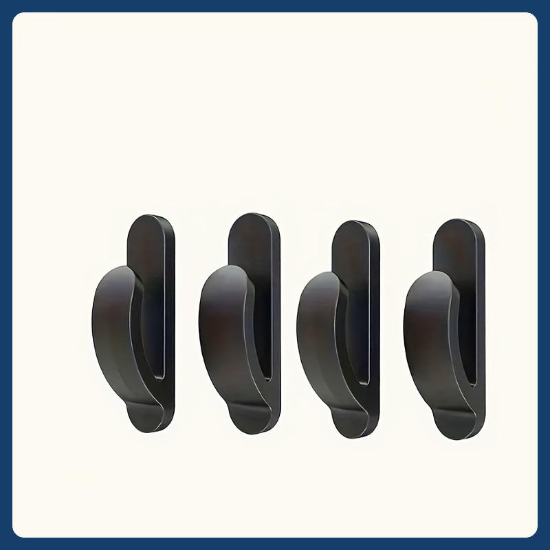 2 Self-adhesive Car Hooks ABS Car Bag Wallet Holder Rear Seat Interior Storage Rack Attached To the Various Parts of the Car