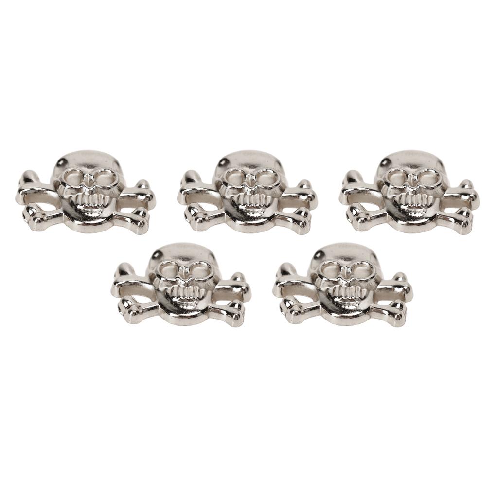 50 Sets Skull Rivets Gothic Style Beautiful Fashionable DIY Rivet Accessories for Making Shoes Belts Silver