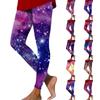 Women's Fashion Outdoor Astral Printed Slim Fit Stretch Yoga Casual Pants