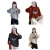 Women's Autumn/Winter 2025 Thickened Embroidered Puppy Pullover Sweater, Age-Reducing Knitted Layered Top