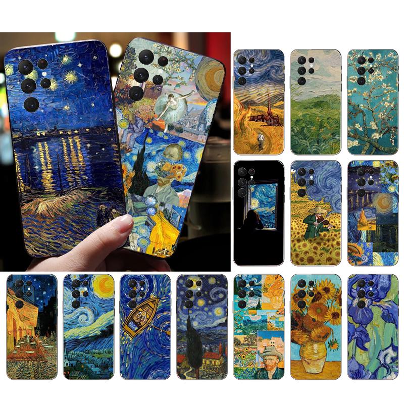 Van Gogh Painting Art Phone Case For Samsung S25 S24 S23 S22 S21 S20 Ultra S20 S22 S21 S20 FE S24 Plus