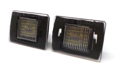 LED Plaka Işıkları 2 adet Mercedes ile Uyumlu, 12V, Off-Road