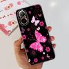 Weiche TPU-Stoßstange Hüllen für Realme C67 4G RMX3890 Rückabdeckung Dünnes Klares Silikon Handyhülle Damen Mode Malerei Funda C 67 4G