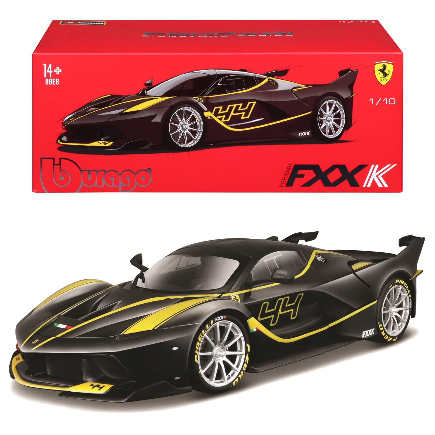 

Bburago Серия Signature Масштабная Ferrari Черная 1/18 (FXX-K #44)