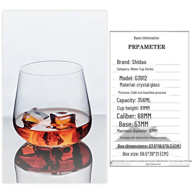 Shidao Crystal Whiskey and Cocktail Glasses