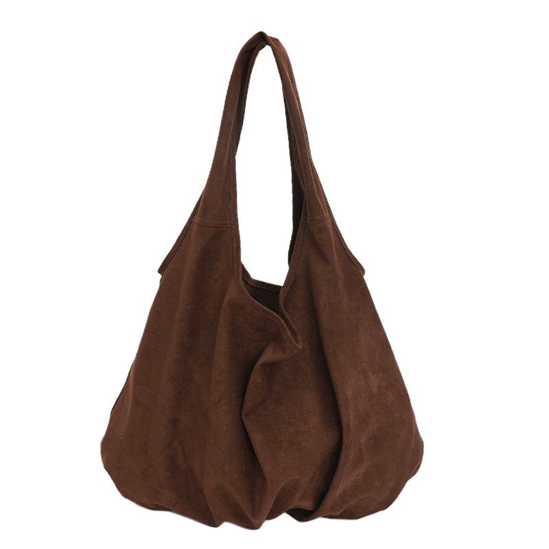 Bag women s autumn and winter new suede pleated cloud bag large capacity leopard print shoulder bag shopping bag women s bag коричневый