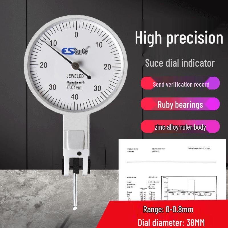 Precision Dial Gauge Set: High-Accuracy Lever Dial Indicator with Large Travel Range