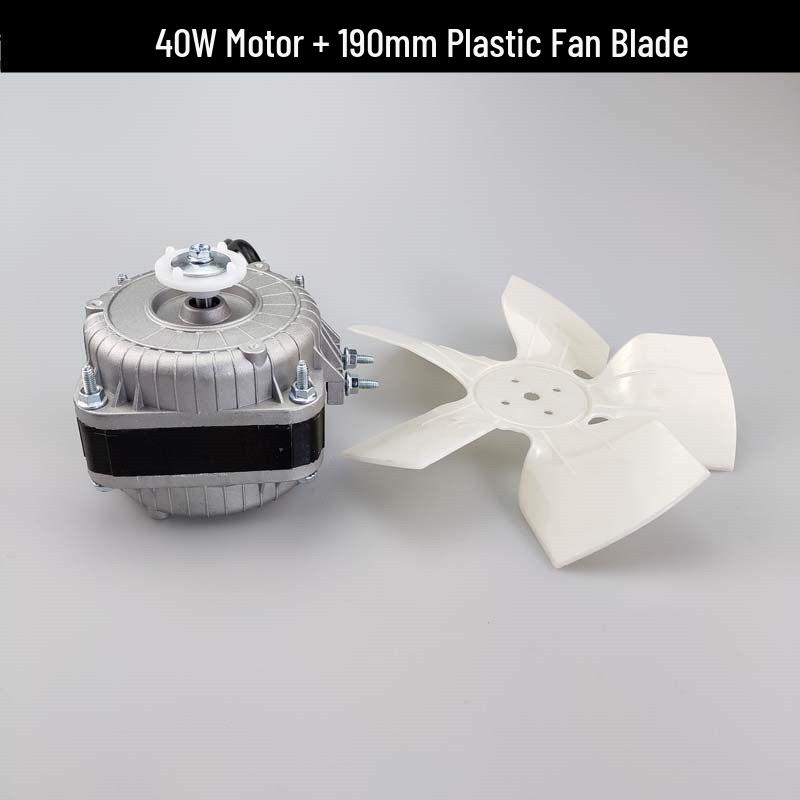 220V Shaded Pole Refrigerator & Freezer Cooling Fan Motor with Blade