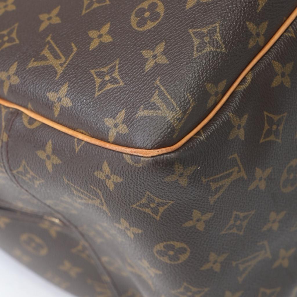 LOUIS VUITTON Monogram Evasion Boston bag Monogram canvas Brown unisex M41443 Used