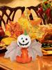 Artificial Pumpkins Halloween decorations Pumpkin ornaments Artificial pumpkin maple leaves Autumn home Decorative props