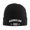 Knitted Hat Unisex Azerbaijan EST Independence Day For Unisex Women Boys Winter Autumn Beanie Cap Warm Bonnet
