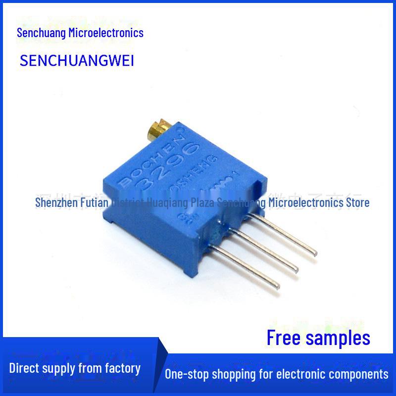 3296W Multi-Turn Potentiometer Resistor: 1K, 2K, 5K, 10K, 20K, 50K, 100K, 200K, 500K, 1M.