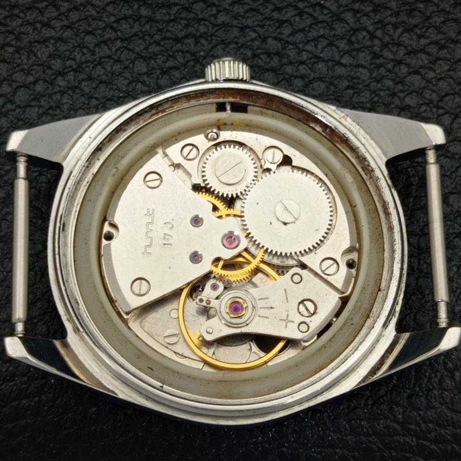 AUTHENTIC HMT JANATA INDIAN HAND-WINDING BLUE DIAL WATCH a600012-5 N101-a600012