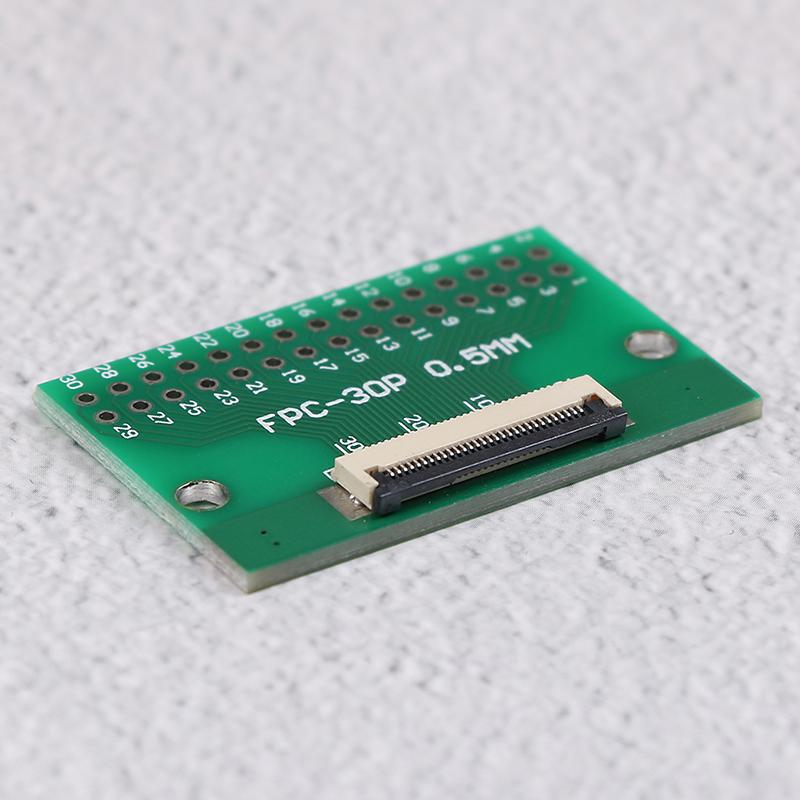 1ks 30pinový 0,5mm Ffc Fpc To 30P Dip 2,54Mm PCB adaptér desky převodníku