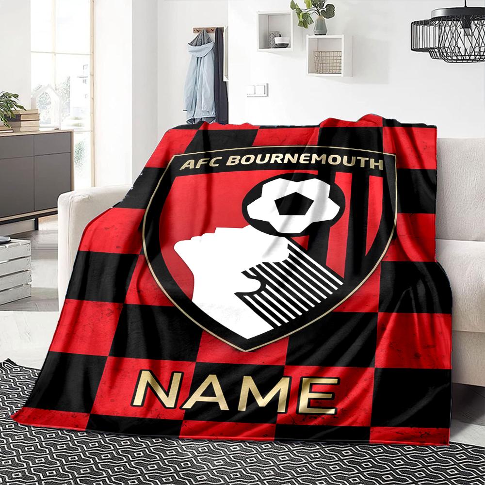 Custom Name "Juventus Jersey" Blanket for Couch & Bed, Plush Cozy Fuzzy Blanket Super Soft & Warm Blankets for Fall and Winter. 0908254
