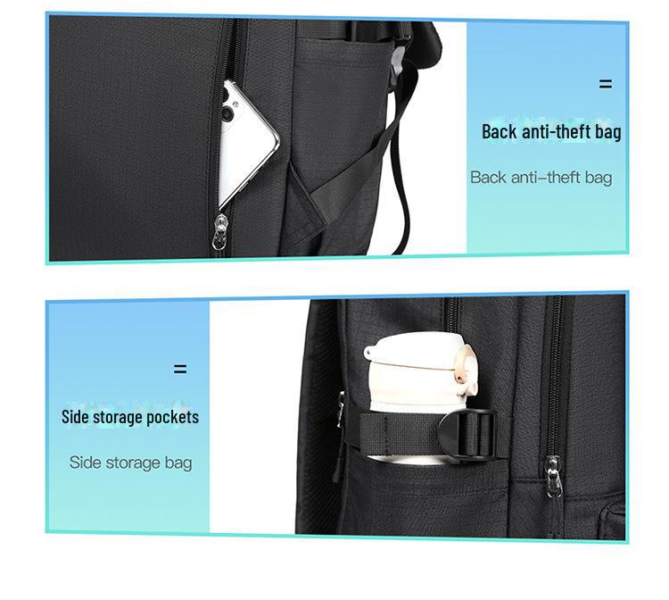 Trendy Large Capacity Backpack for Students - Lightweight, Stylish, and Perfect for Travel