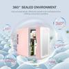 Mirror Glow Beauty Fridge 4L LED Touch Screen 3 Cooling Modes Silent 30dB Skincare & Drink Cooler/Warmer