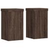 Pflanzenständer 2 Stück Braun Eichenoptik 10 x 10 x 18 cm Holzwerkstoff