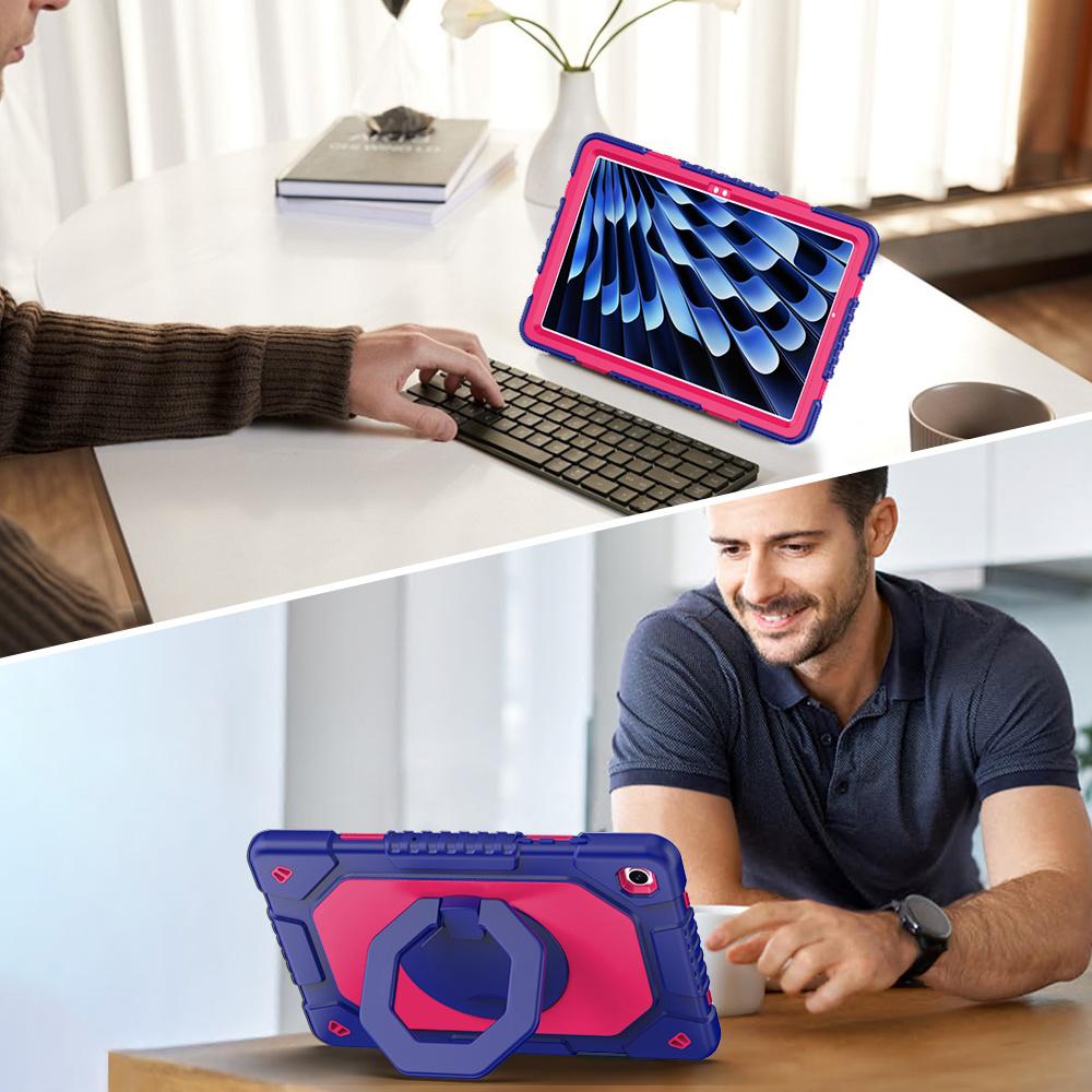 For Samsung Galaxy Tab A11+ / A9+ Case Hand Grip Kickstand Shockproof Silicone + PC Tablet Cover with Pen Slot