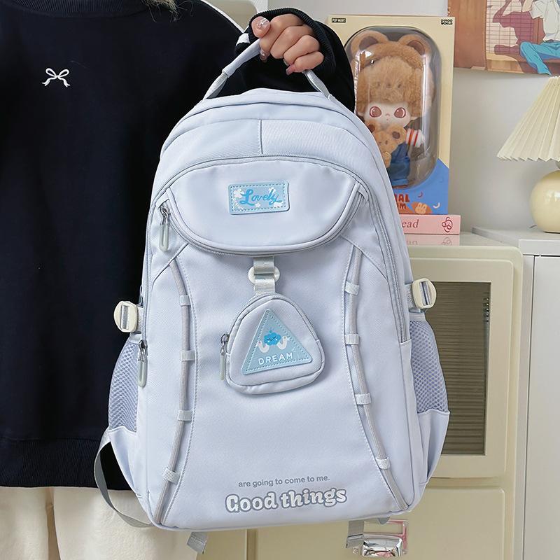 

Large Capacity Schoolbag Cute Simple Japanese Student Backpack Casual College Style Backpack Middle School Schoolbag