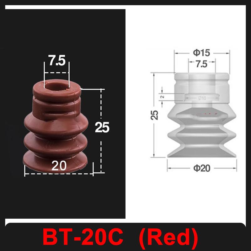 BT Ventuză Mare cu Vacuum din Silicon Strat Unic Robot Accesorii Pneumatice Industriale Duză cu Aspirație Puternică