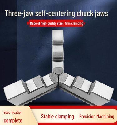 Universal Three-Jaw Lathe Chuck: 80-320mm Range with Normal and Reverse Jaws