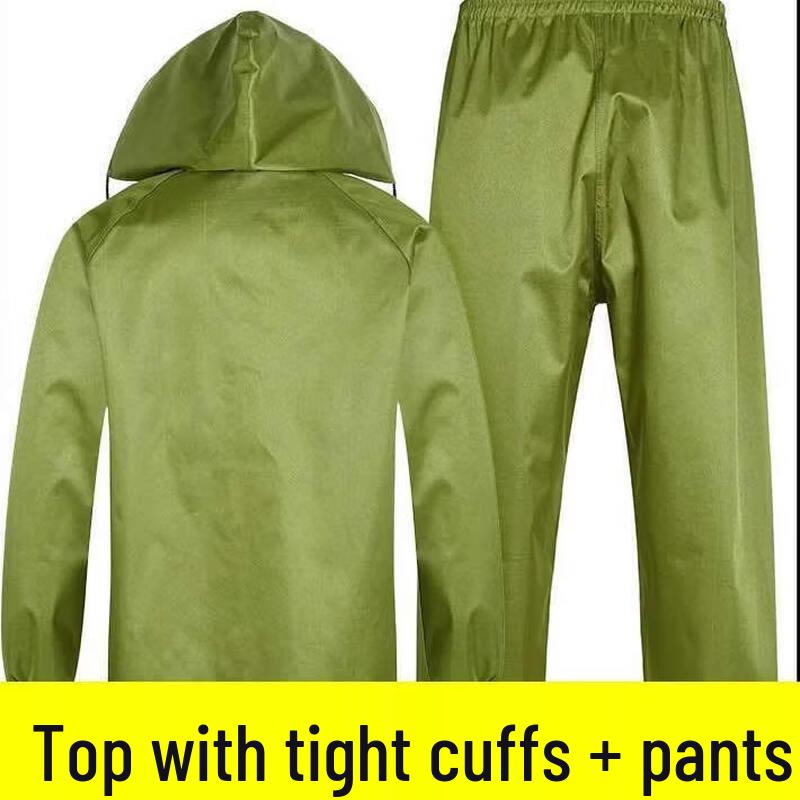 Children s Thickened Long Split Raincoat Set