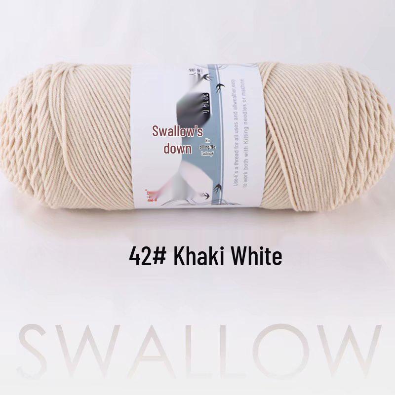 4 Liang Five-Strand Yarn: Cotton-Wool Medium-Thick Knitting Yarn for DIY Scarves and Shawls