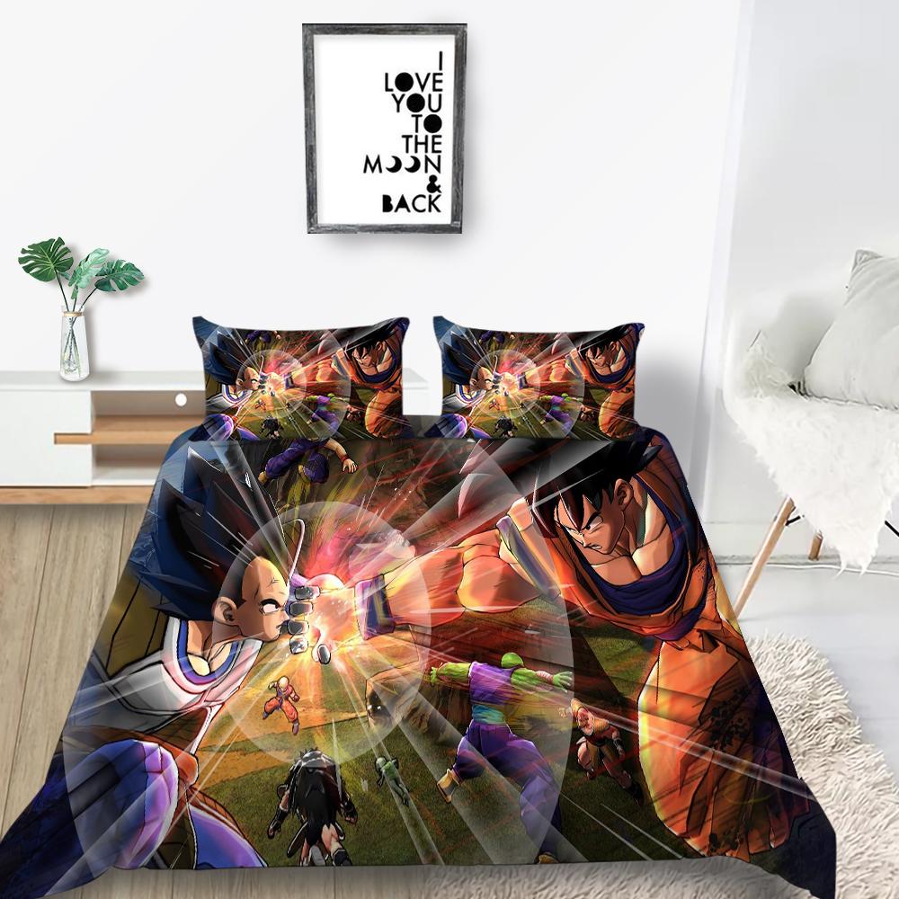 3D Cartoon Printed Bedding Set Children's Bedding Quilt Cover Pillowcase Sheet/double Bed Full Size Set Comfortable Home Decoration