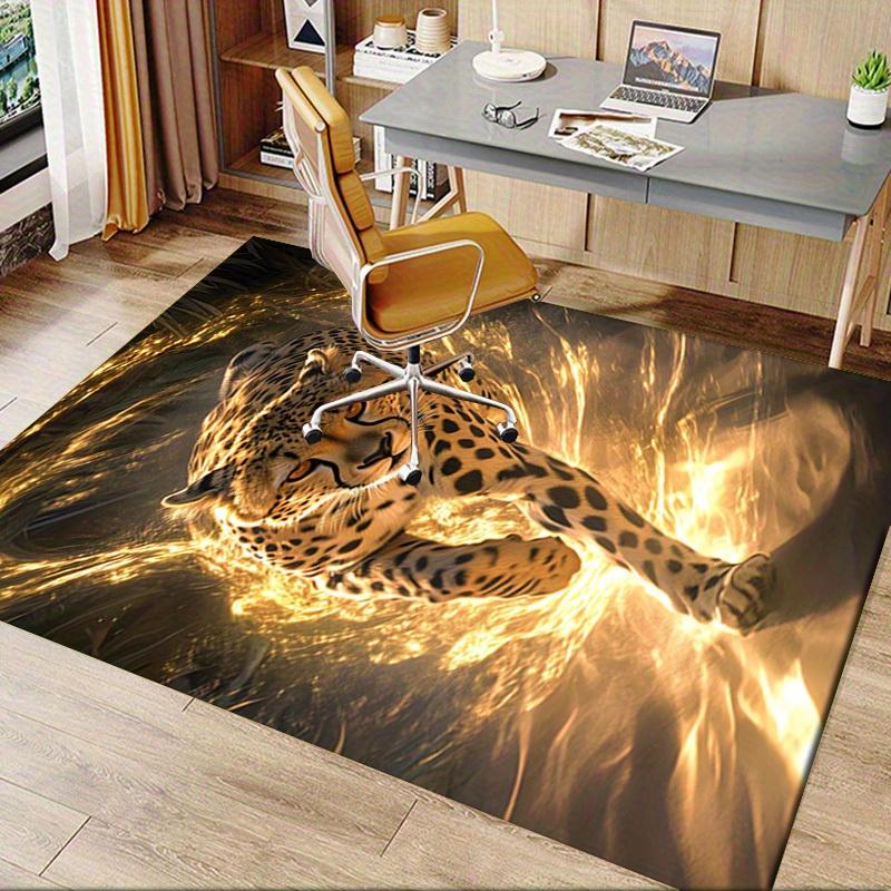1pc Cheetah,Speed,Wildlife Office Carpet Soft Polyester Non slip Machine Washable Indoor Carpet Livi