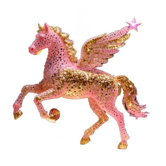 Yousheng Pferdeornament Acryl 2D Flach Realistisches Pferd Hängeanhänger mit Lanyard Weihnachtsbaum Feiertag Heimdekoration