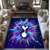 Tottenham Hotspur Bedrukte Flanellen Vloerkleed Antislip Zacht Polyester Vloerkleed Binnen Decoratie Mat voor Slaapkamer Woonkamer Bank